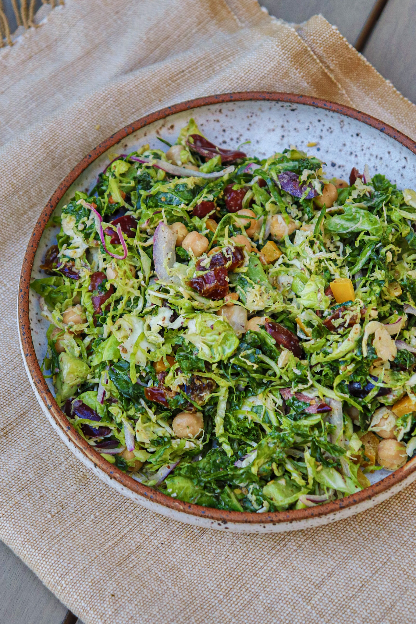 za'atar shaved brussels sprouts salad recipe justine cooks vegan healthy salad for bone health gluten free