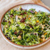 za'atar shaved brussels sprouts salad