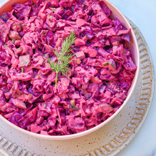 greek dressing recipe pink Vinaigrette Paula's Pretty in Pink Salad