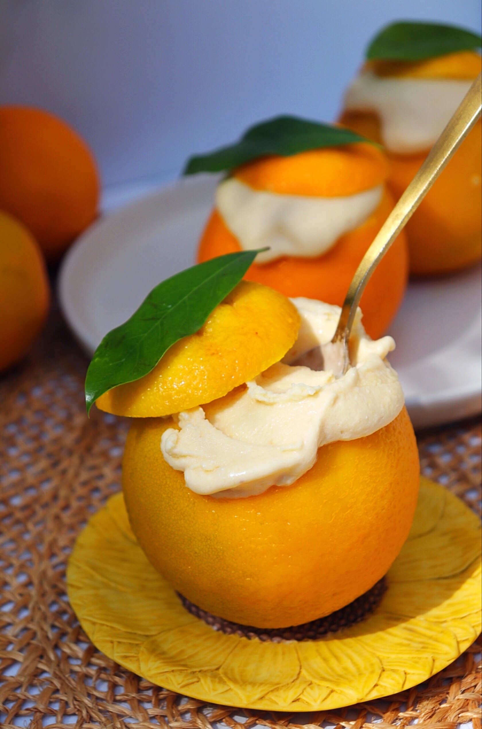 Mandarin Orange Yogurt Popsicles