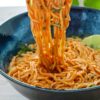 5 minute vegan gochujang tahini noodles