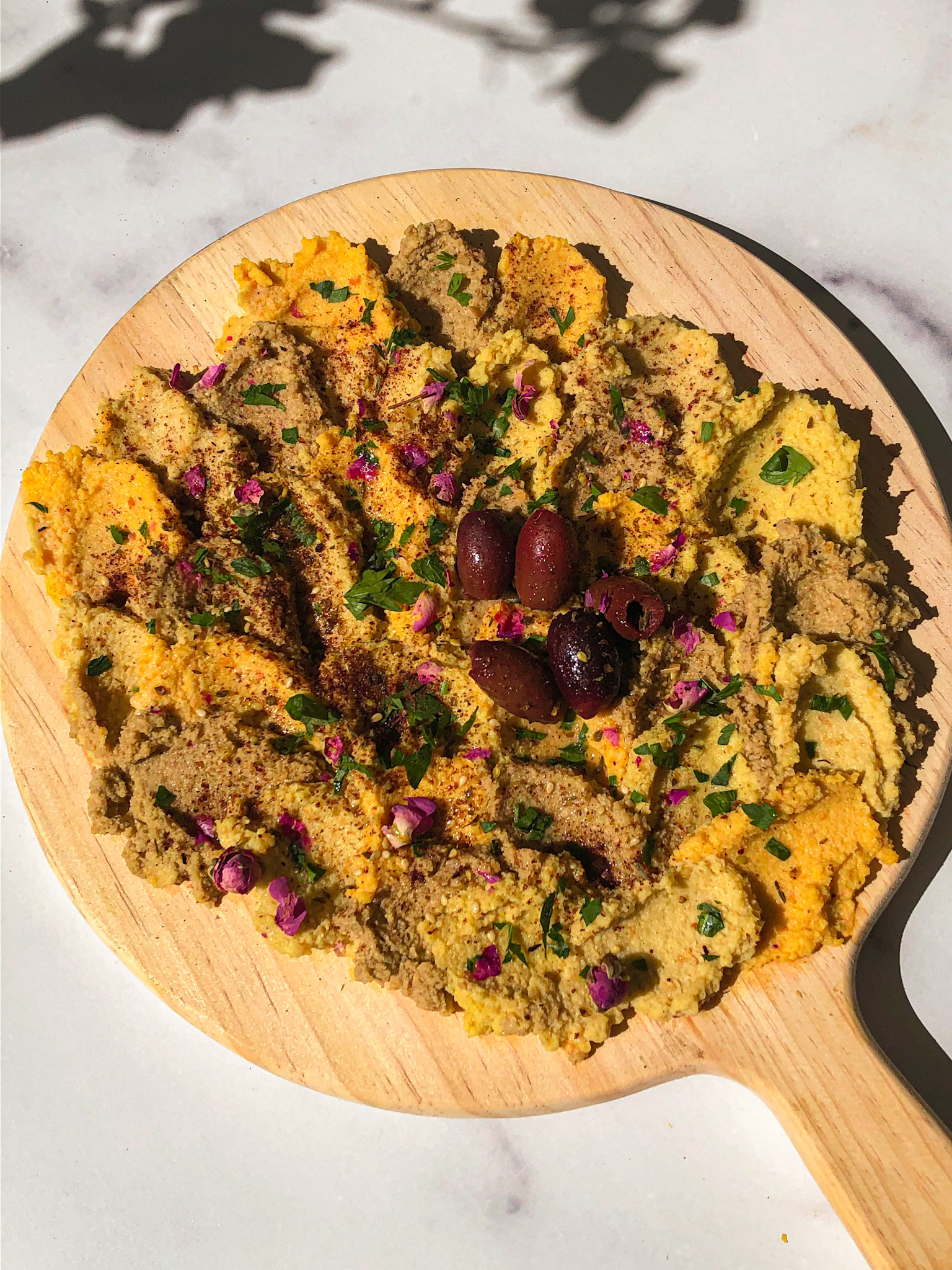 How to make a Hummus Board - Justine Cooks Vegan