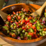 Shirazi Salad a healthy vegan Persian recipe